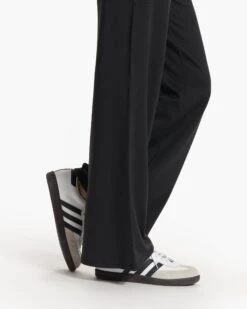 Halo Essential Wideleg | Black Heather -Funktion One Style VW4023HBK FA23 W ECOMM PANTS DETAIL 8