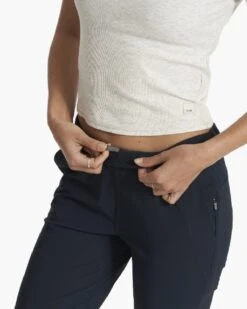 Miles Ankle Pant | Ink -Funktion One Style VW404INK SP23 W ECOMM PANTS DETAIL 1667 1x1 3220a817 4f16 4aa0 939c 1e11ce2bba5c