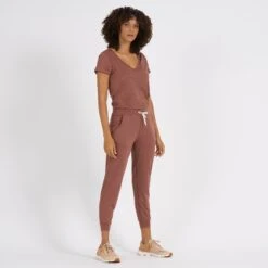 All Day Jumpsuit | Terracotta Heather -Funktion One Style VW424HTE 3