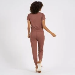 All Day Jumpsuit | Terracotta Heather -Funktion One Style VW424HTE 5
