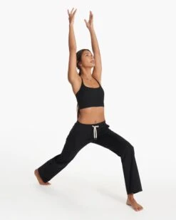 Halo Wide Leg Flare Pant | Black -Funktion One Style VW425BLK SP21 W ECOMM FULL 3431