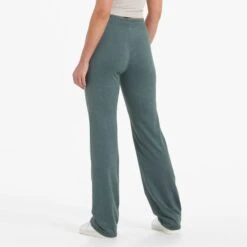 Halo Wide Leg Flare Pant | Kelp Heather -Funktion One Style VW425HKE 6026