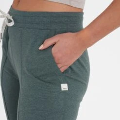 Halo Wide Leg Flare Pant | Kelp Heather -Funktion One Style VW425HKE 6040