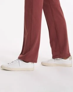 Halo Wide Leg Flare Pant | Rosewood Heather -Funktion One Style VW425HRO FA22 W ECOMM DETAIL 02658
