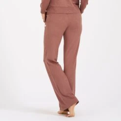 Halo Wide Leg Flare Pant | Terracotta Heather -Funktion One Style VW425HTE 3