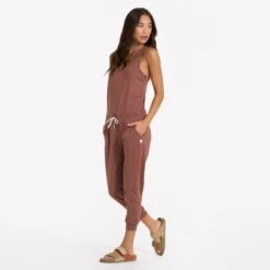 Lux Jumpsuit | Terracotta Heather -Funktion One Style VW426HTE 00693
