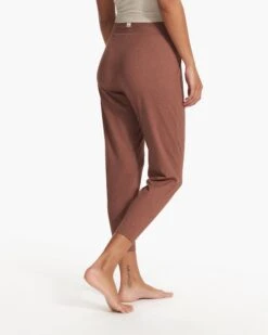 Lux At Ease Pant | Hazelnut Heather -Funktion One Style VW427HHZ FA23 W ECOMM PANTS BACK BOTTOMS 4
