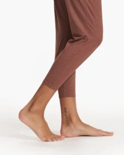 Lux At Ease Pant | Hazelnut Heather -Funktion One Style VW427HHZ FA23 W ECOMM PANTS DETAIL 5
