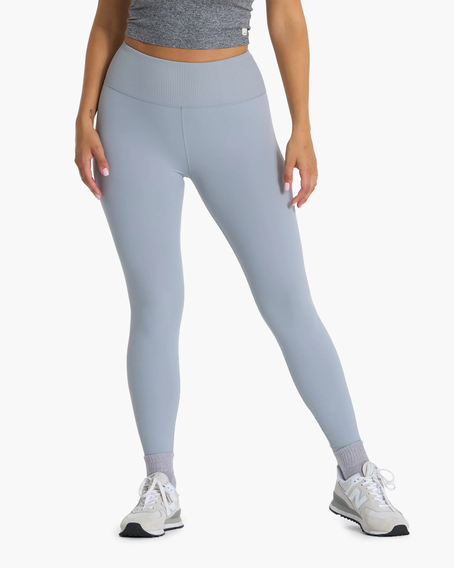 Rib Studio Legging | Light Cloud 8 Rib Studio Legging | Light Cloud - Image 6