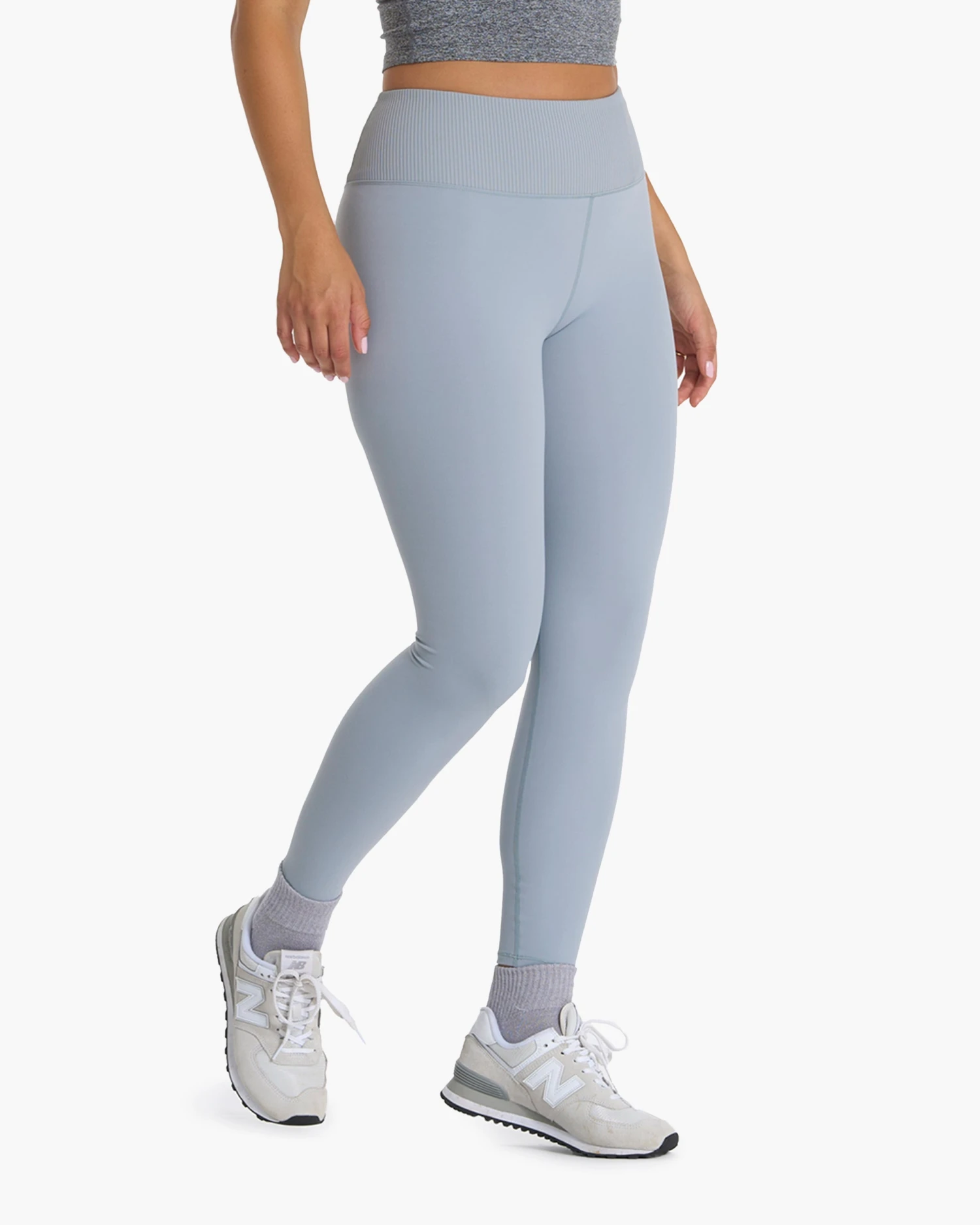 Rib Studio Legging | Light Cloud 9 Rib Studio Legging | Light Cloud - Image 7