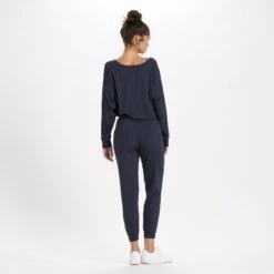 Long-Sleeve Lux Jumpsuit | Midnight Heather 9 Long-Sleeve Lux Jumpsuit | Midnight Heather -Funktion One Style VW438MNH 4 a32a360f 637c 4378 b1ae 6f1c2501831b