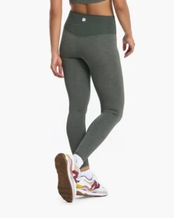 Lux Rib Studio Legging | Dusty Pine Heather -Funktion One Style VW442HDY 1895