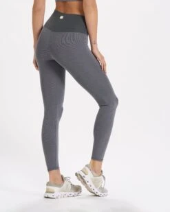 Lux Rib Studio Legging | Heather Grey -Funktion One Style VW442HTG 1 6c466d97 1441 4a25 8648 e18d8bfa88ad
