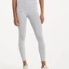 Lux Rib Studio Legging | Pale Grey Heather