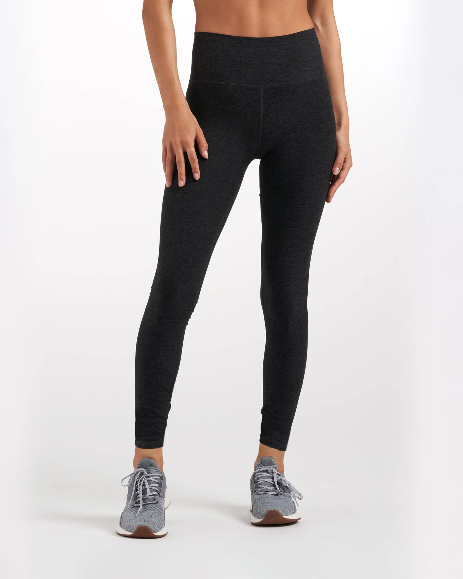Clean Elevation Legging-Long | Black Heather 4 Clean Elevation Legging-Long | Black Heather - Image 2