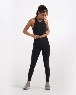 Clean Elevation Legging-Long | Black Heather 10 Clean Elevation Legging-Long | Black Heather -Funktion One Style VW444 LHBK 4