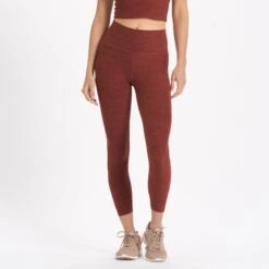 Clean Elevation Legging-Short | Brick Heather