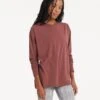 Long-Sleeve Feather Tee | Cedar 2 Long-Sleeve Feather Tee | Cedar -Funktion One Style VW446DSK 1303