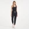 Lux At Ease Jumpsuit | Black -Funktion One Style VW458BLK 1639
