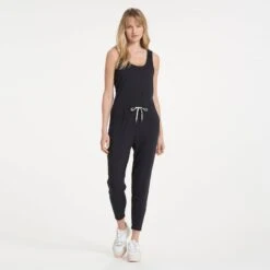 Lux At Ease Jumpsuit | Black