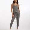 Lux At Ease Jumpsuit | Heather Grey -Funktion One Style VW458HTG 1020