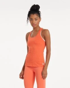 Lux Performance Tank | Grapefruit Heather