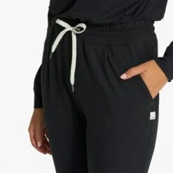 Lux Henley Jumpsuit | Black Heather -Funktion One Style VW478HBK 0320