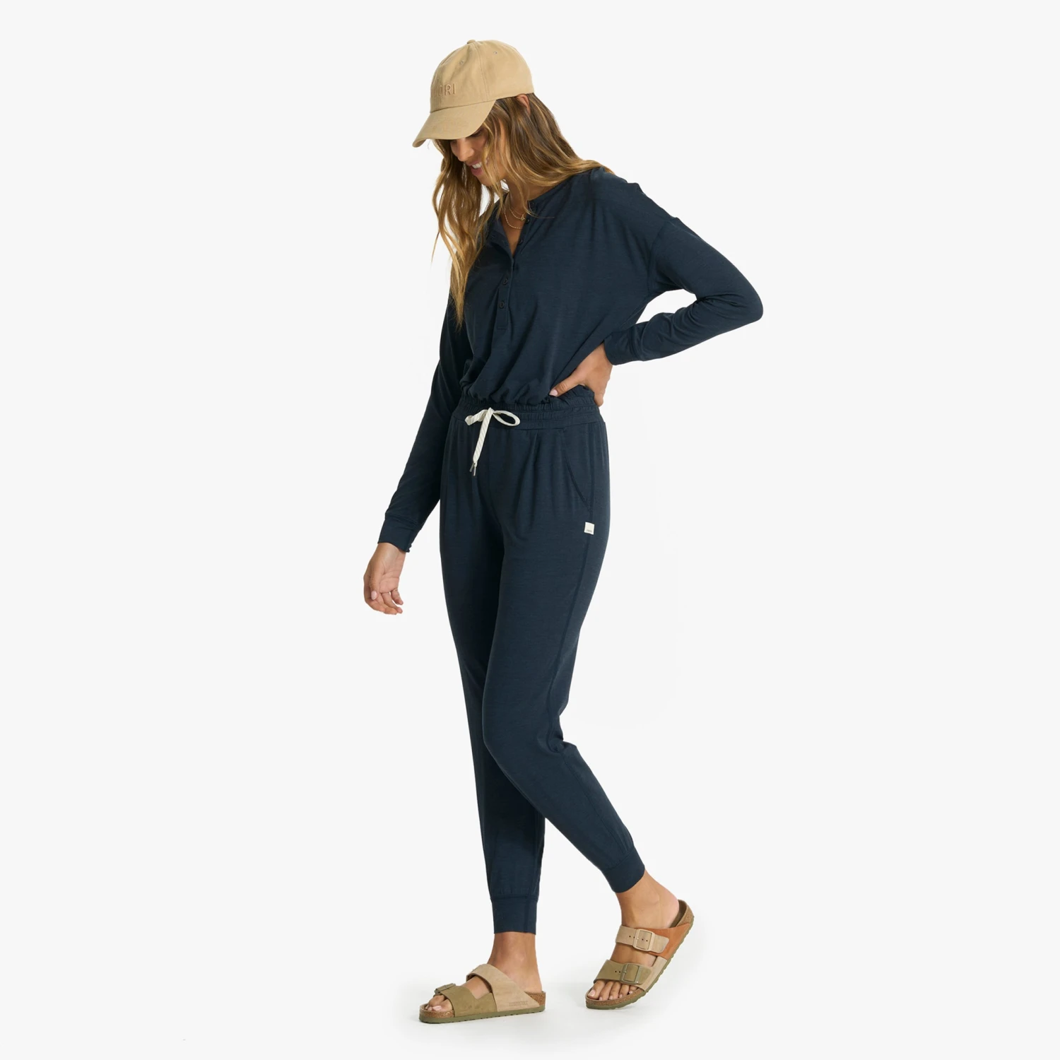 Lux Henley Jumpsuit | Ink Heather 4 Lux Henley Jumpsuit | Ink Heather - Image 2