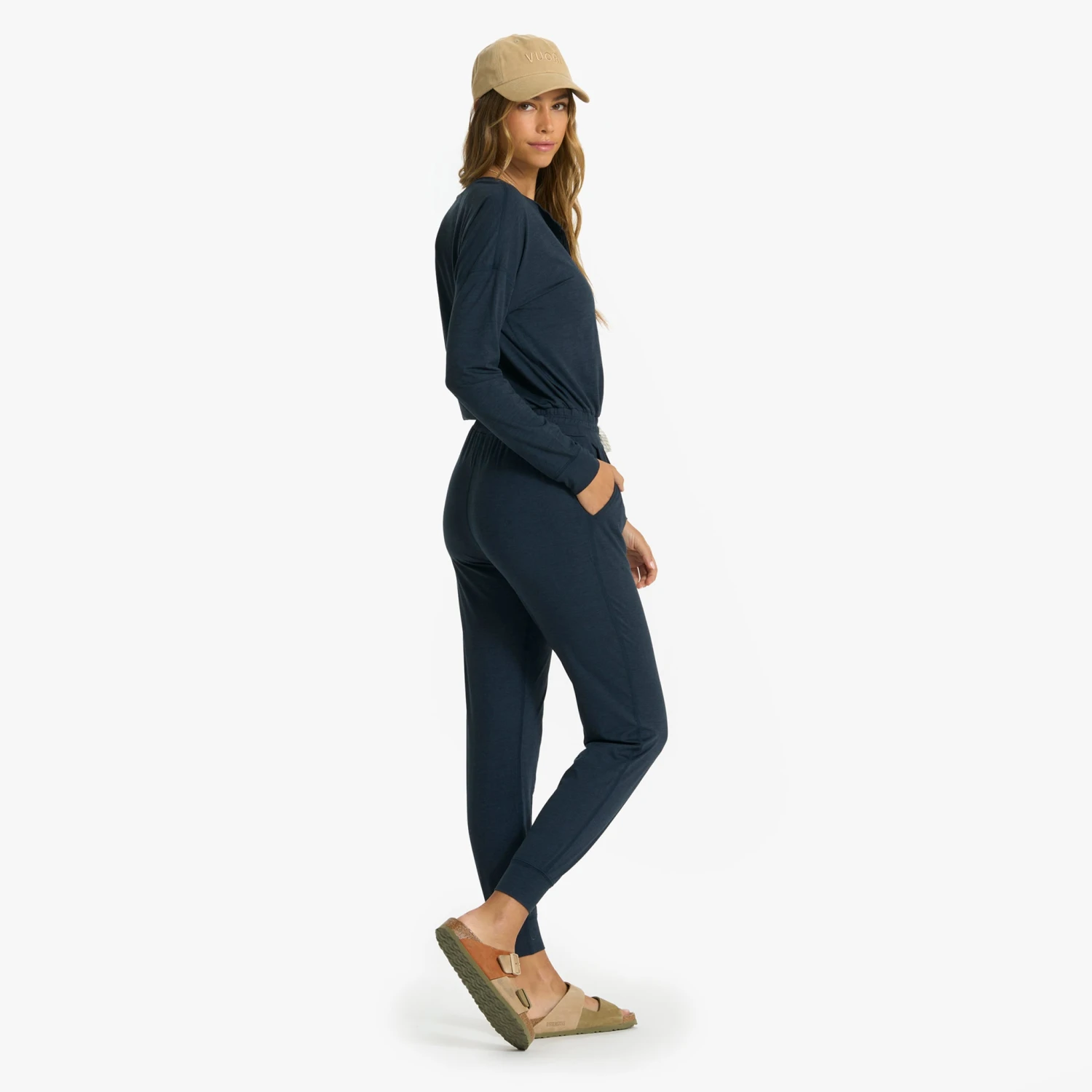 Lux Henley Jumpsuit | Ink Heather 6 Lux Henley Jumpsuit | Ink Heather - Image 4