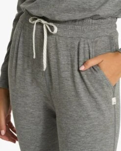 Lux Henley Jumpsuit | Heather Grey -Funktion One Style VW478HTG 0161