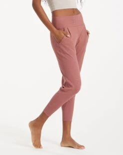 Pose At Ease Pant | Rosewood Heather -Funktion One Style VW479HRO 0276