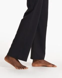 Daily Wideleg - Long | Black -Funktion One Style VW489 LBLK FA23 W ECOMM PANTS DETAIL 7