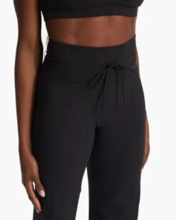 Daily Wideleg - Long | Black -Funktion One Style VW489 LBLK FA23 W ECOMM PANTS DETAIL 8