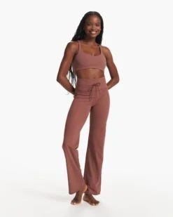 Daily Wideleg - Long | Hazelnut -Funktion One Style VW489 LHZN FA23 W ECOMM PANTS FULL 2