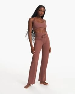 Daily Wideleg - Long | Hazelnut -Funktion One Style VW489 LHZN FA23 W ECOMM PANTS FULL 3