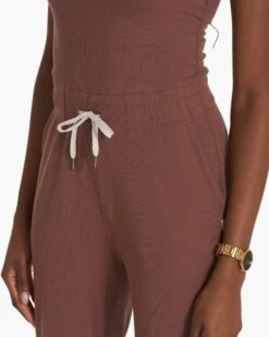 Pose Jumpsuit | Hazelnut -Funktion One Style VW491HZN SP22 W ECOMM PANTS 0957 DETAIL 4x5 b13aa20e 3e68 4623 8545 1fa384c8cba7