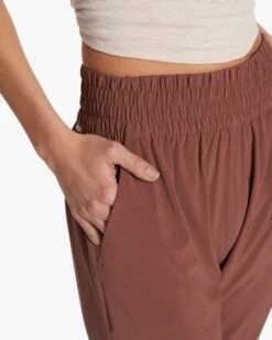 Villa Jogger | Hazelnut -Funktion One Style VW493HZN FA23 W ECOMM PANTS DETAIL 8