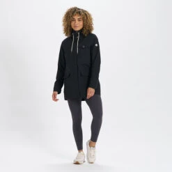 Womens Palisades Rain Jacket | Black -Funktion One Style VW513BLK 5