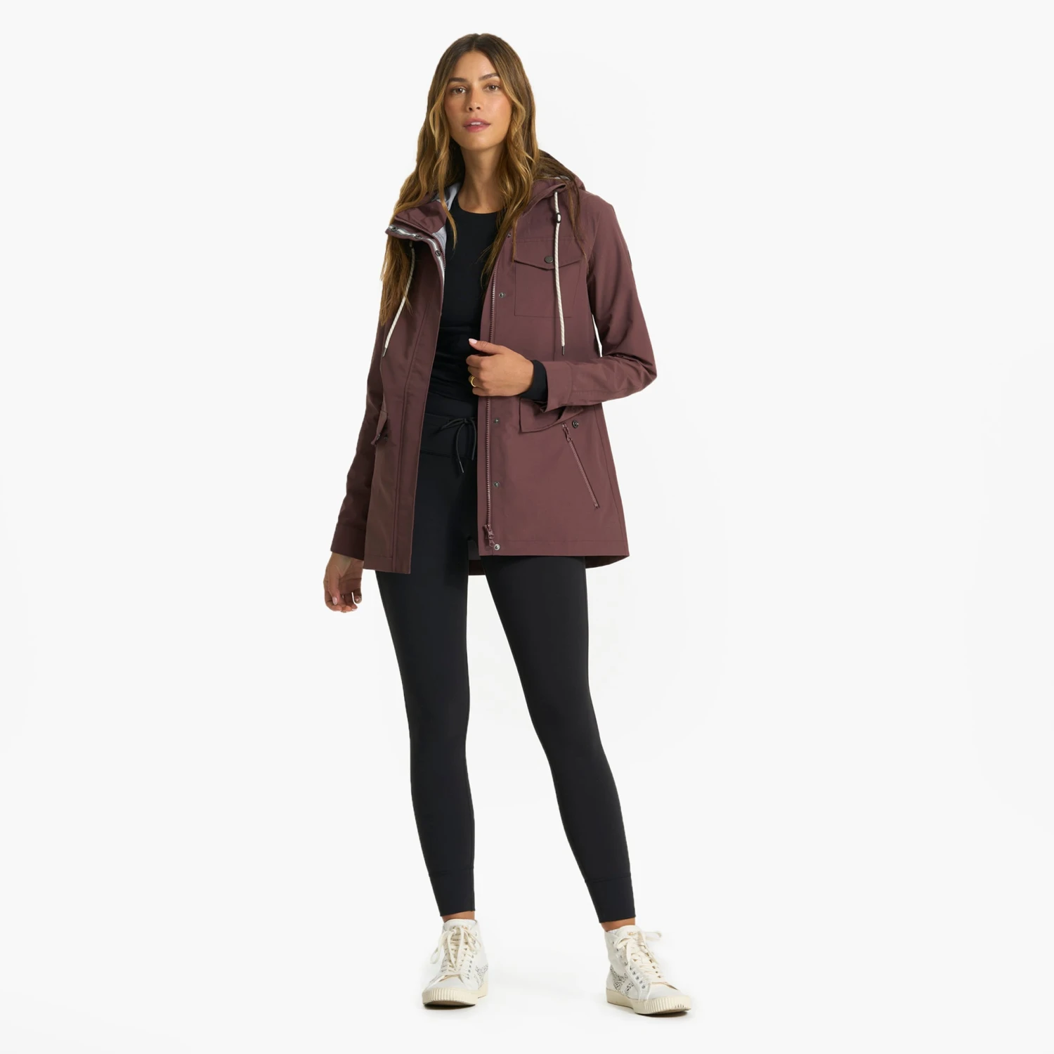 Womens Palisades Rain Jacket | Chestnut 6 Womens Palisades Rain Jacket | Chestnut - Image 4