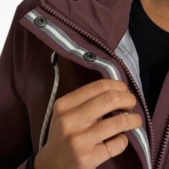 Womens Palisades Rain Jacket | Chestnut 16 Womens Palisades Rain Jacket | Chestnut -Funktion One Style VW513CHN 1821