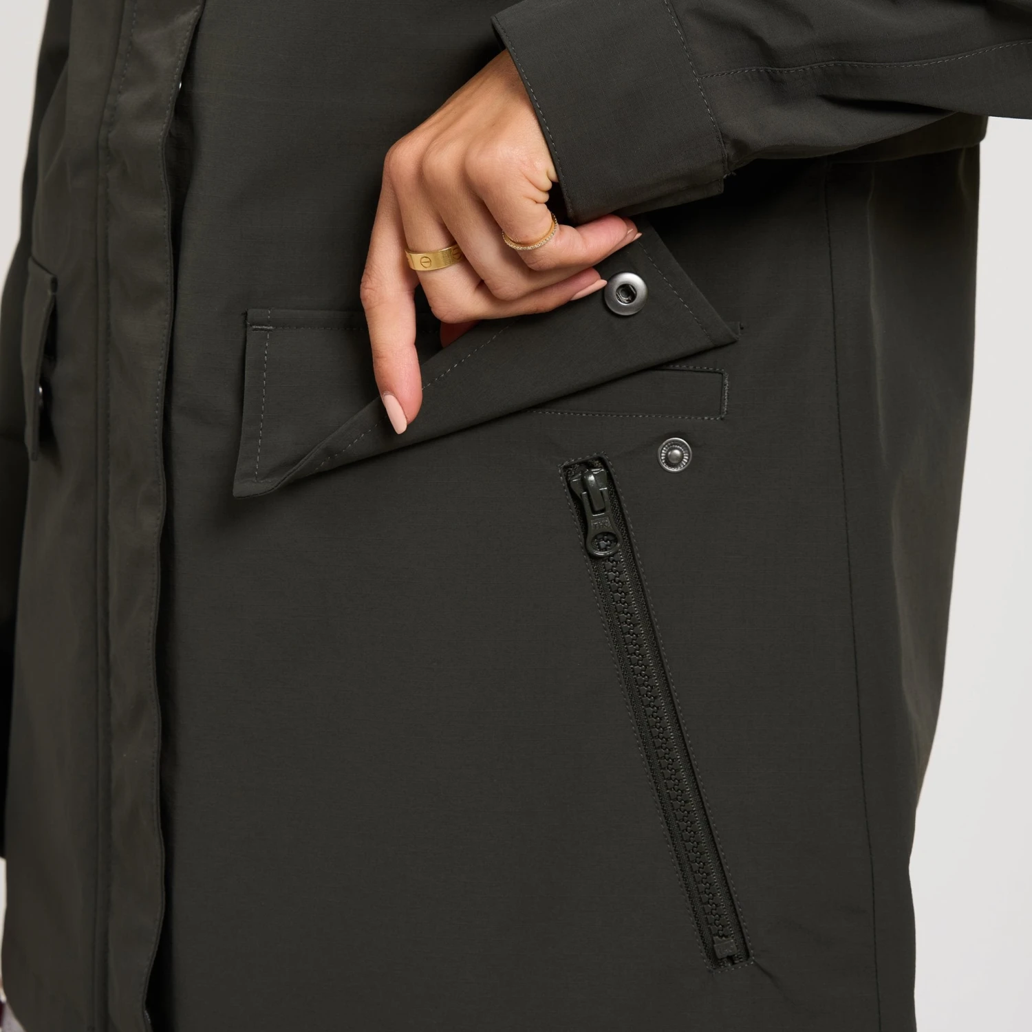 Womens Palisades Rain Jacket | Dark Oregano 6 Womens Palisades Rain Jacket | Dark Oregano - Image 4