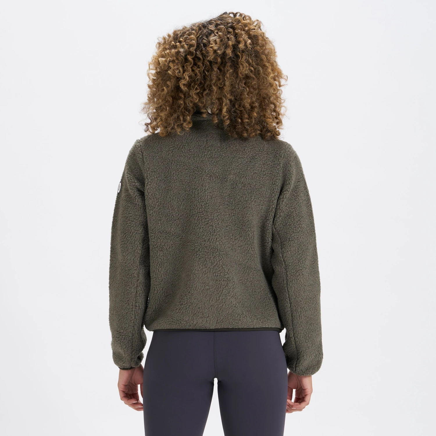 Womens Alpine Sherpa Jacket | Oregano 5 Womens Alpine Sherpa Jacket | Oregano - Image 3