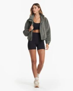 Cozy Sherpa Jacket | Dusty Pine -Funktion One Style VW530DST 02728