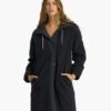 Sherpa Hooded Trench | Black -Funktion One Style VW548BLK 2429