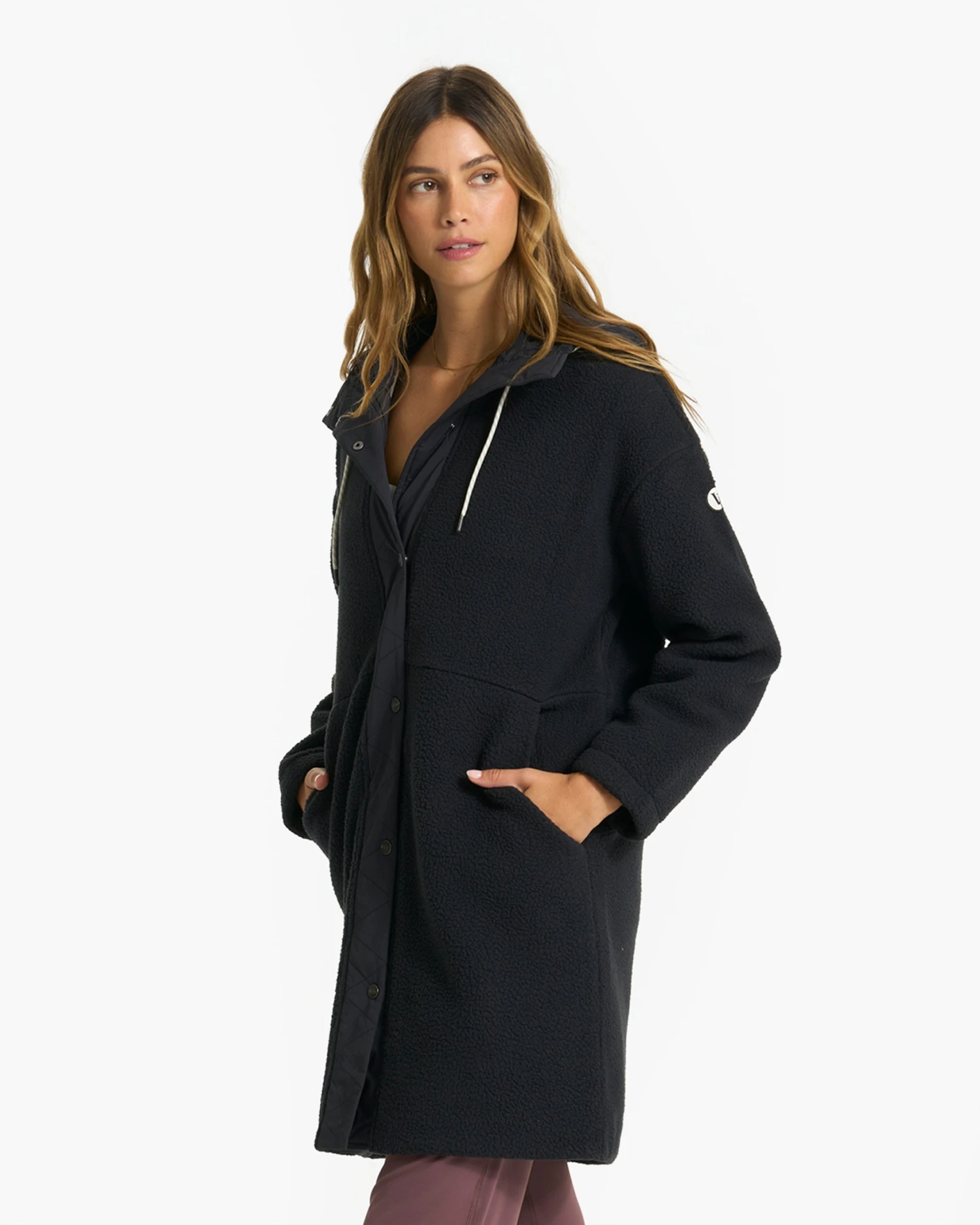 Sherpa Hooded Trench | Black 4 Sherpa Hooded Trench | Black - Image 2