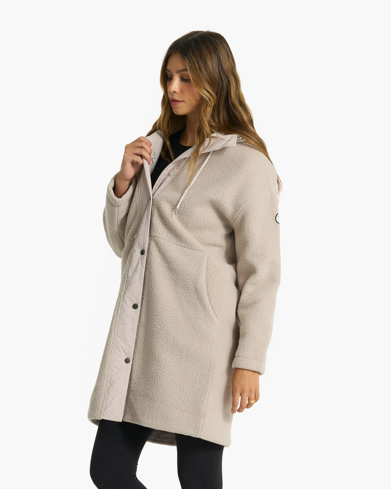 Sherpa Hooded Trench | Dark Salt 4 Sherpa Hooded Trench | Dark Salt - Image 2