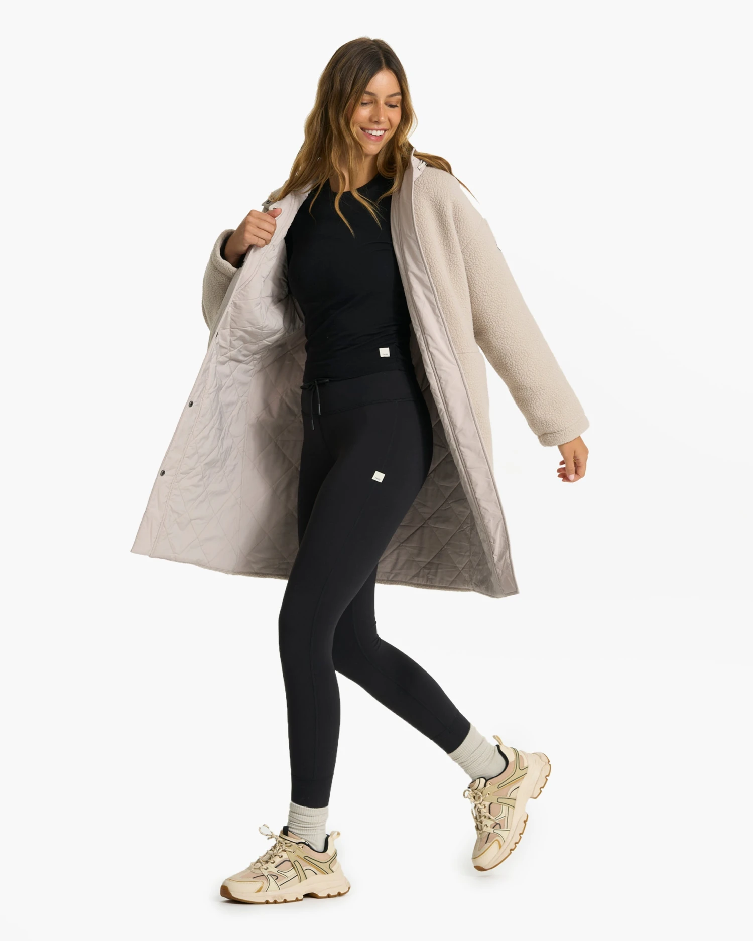 Sherpa Hooded Trench | Dark Salt 7 Sherpa Hooded Trench | Dark Salt - Image 5