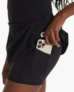 Topspin Dress | Black -Funktion One Style VW605BLK SP23 W ECOMM DRESSES 2295 DETAIL 1x1 5d78e0aa b402 4bca 9f65 7835f3266e56