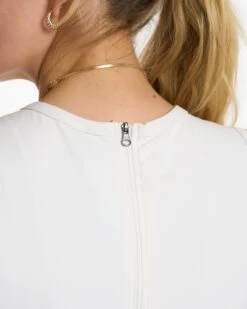 Topspin Dress | White -Funktion One Style VW605WHT SP24 W ECOMM dresses DETAIL 4