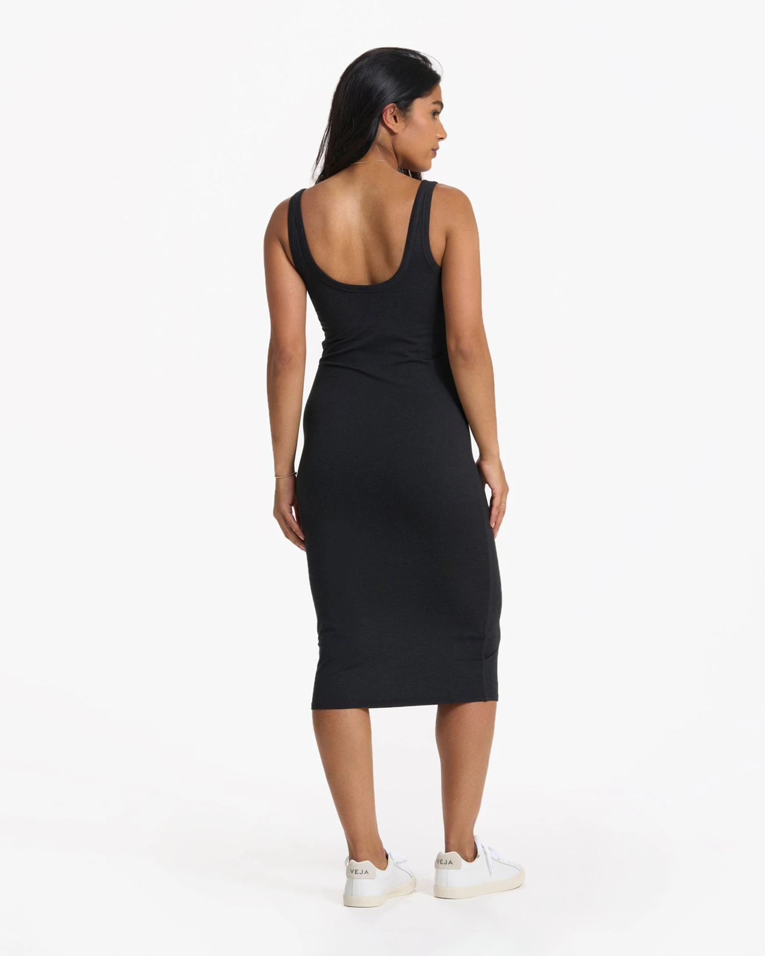 Halo Essential Dress | Black Heather 5 Halo Essential Dress | Black Heather - Image 3